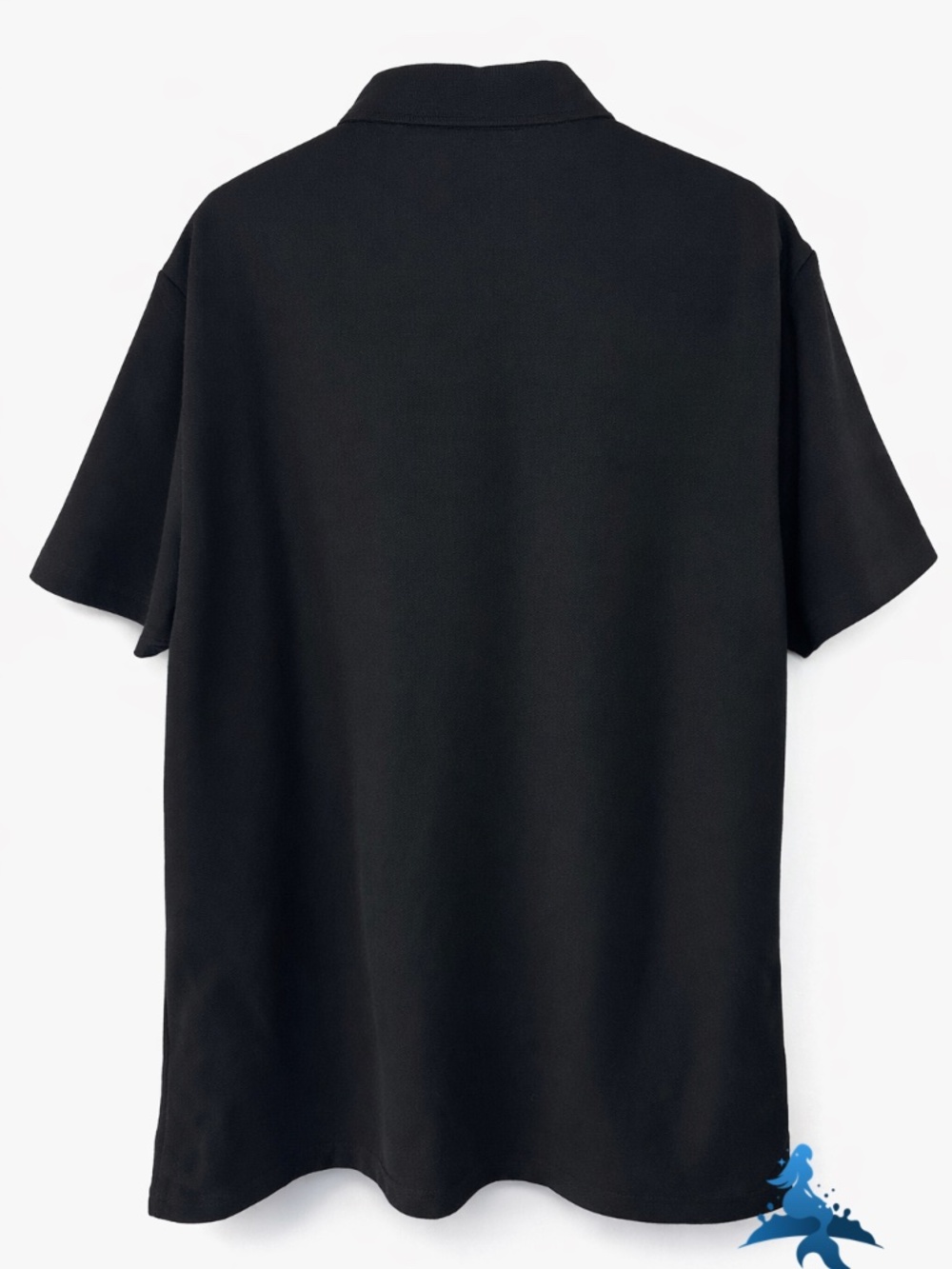 1300 Tinkwell Polo Shirt Short Sleeve Button Collar – L – Black - Picture 8 of 15